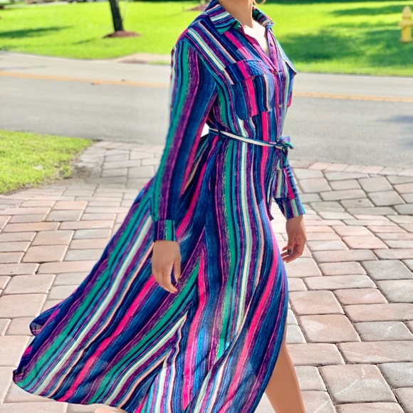 Button down midi duster - Picture 1 of 8